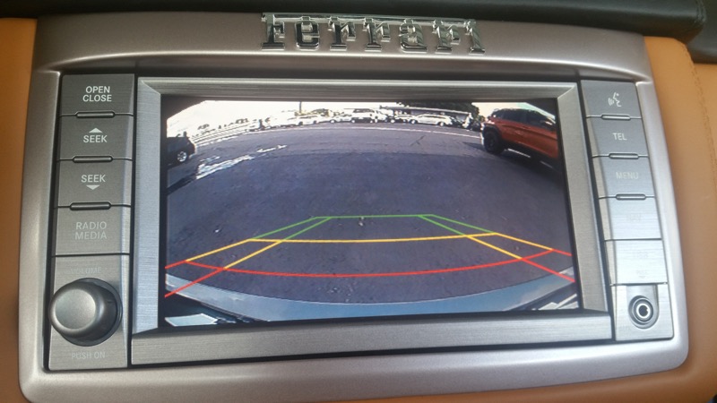 Ferrari California Backup Camera