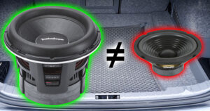 Can I Swap the Factory Subwoofer in My Car for Better Performance